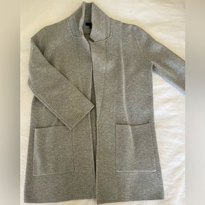 Jcrew gray sweater blazer